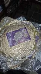 Golden Round Table Mat